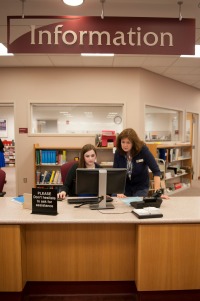 staff at the Information Desk