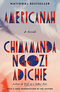 Book cover for "Americanah" by Chimamanda Ngozi Adichie