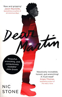 Book cover for "Dear Martin" by Nic Stone