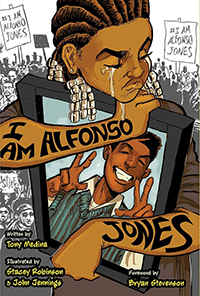 Book cover for "I Am Alfonso Jones" by Tony Medina