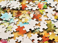 Jigsaw puzzle pieces