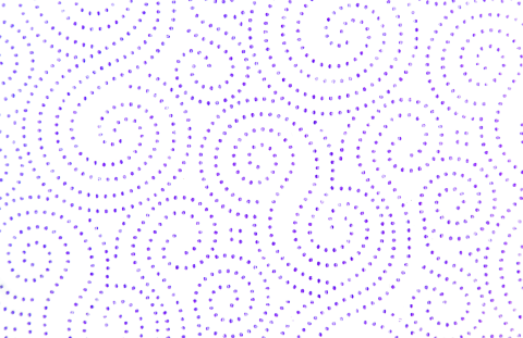 Swirly dot painting, purple color