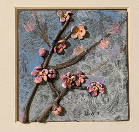 3D floral painting