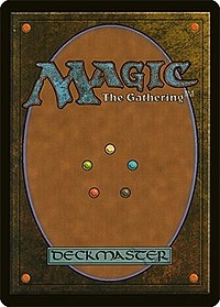 The back of a Magic the Gathering card