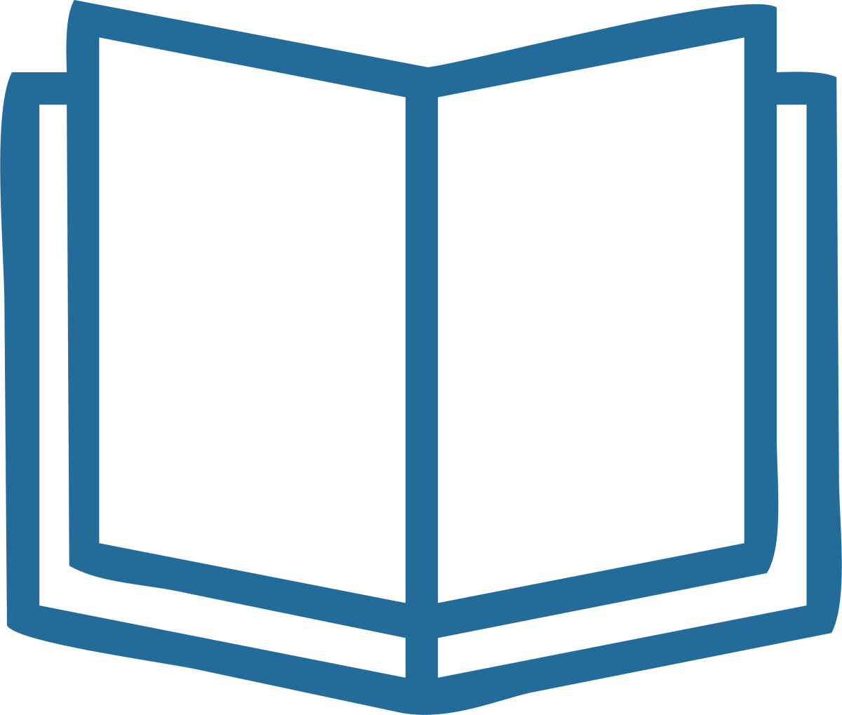 Graphic of an open book