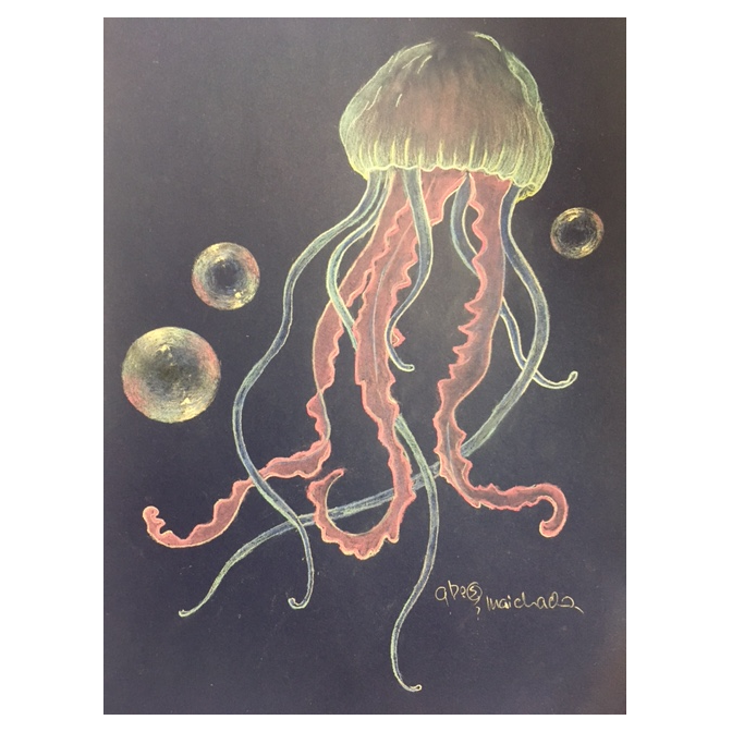 pastel jellyfish