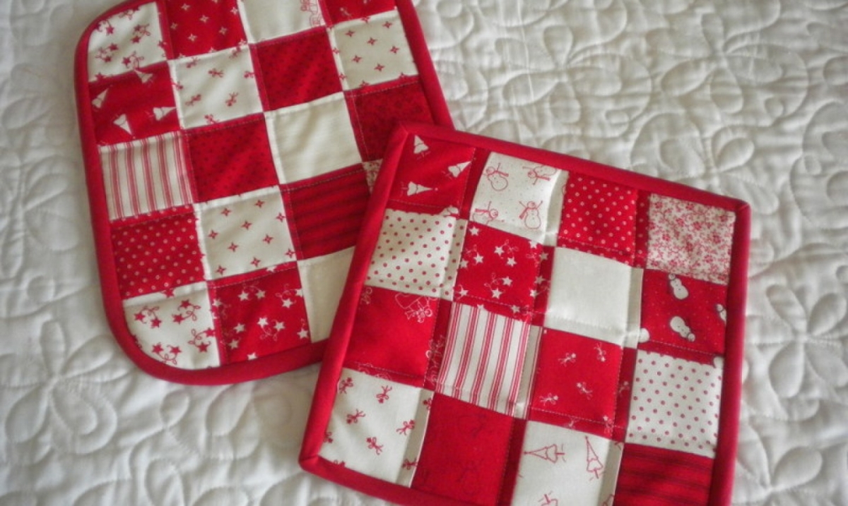 quilted potholders