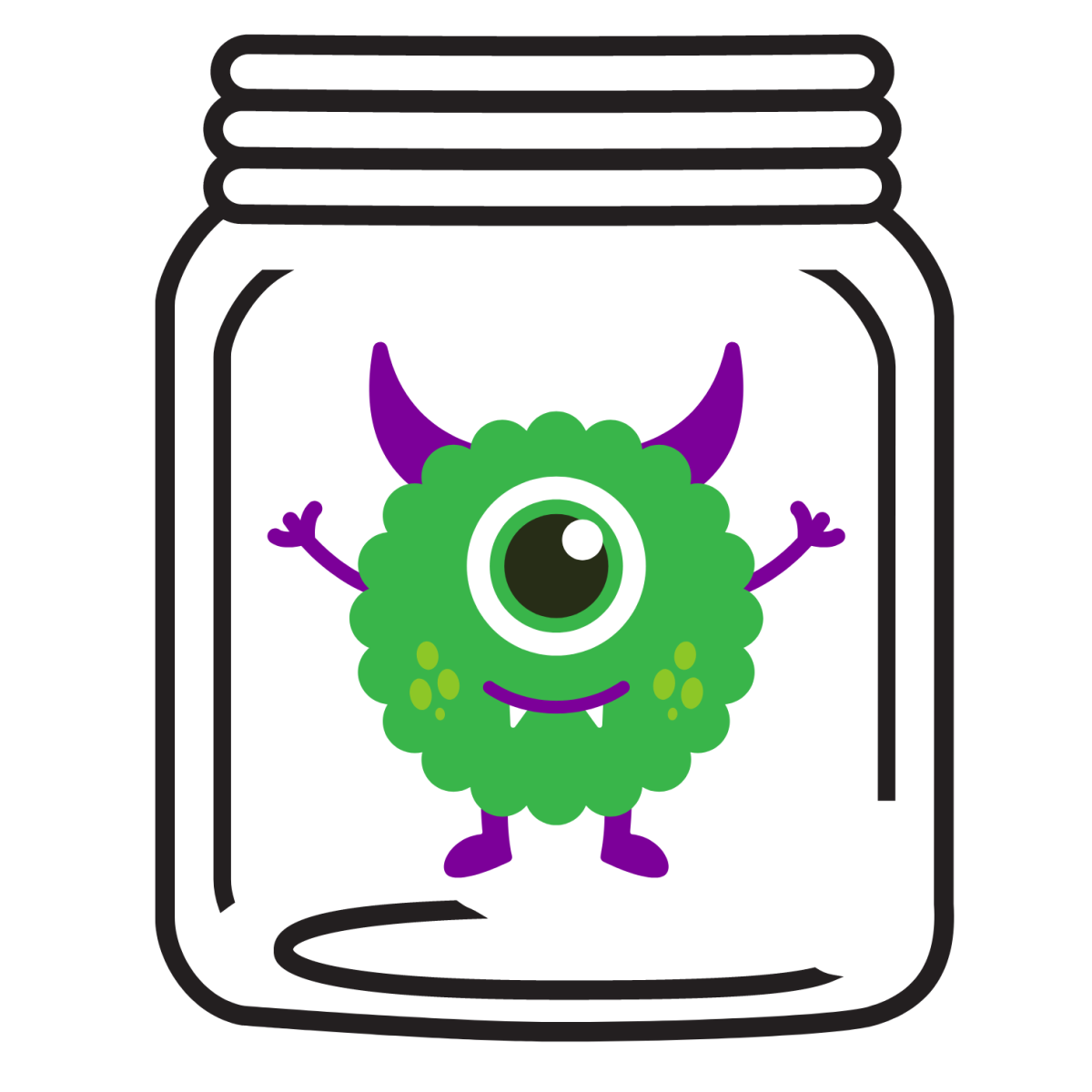 monster in a jar