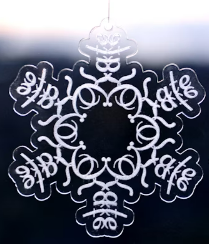 snowflake ornament