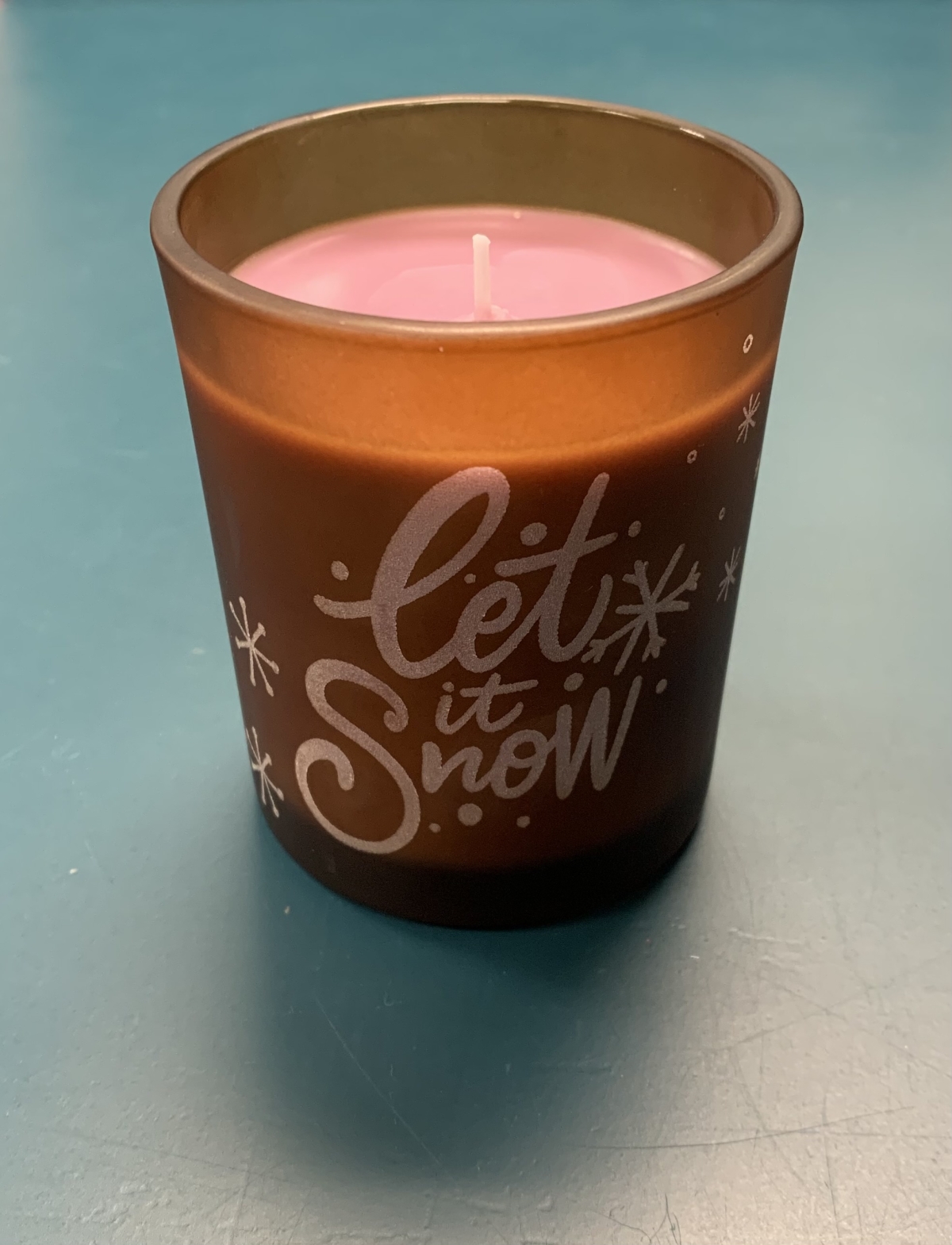 Laser Etched Candle