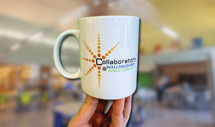 Creative Empowerment image showing a mug with the Collaboratory logo on th efront